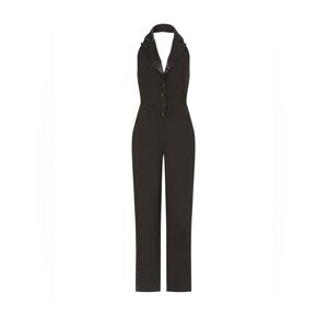 Ashley Park Tuxedo Jumpsuit in Black. NEW!